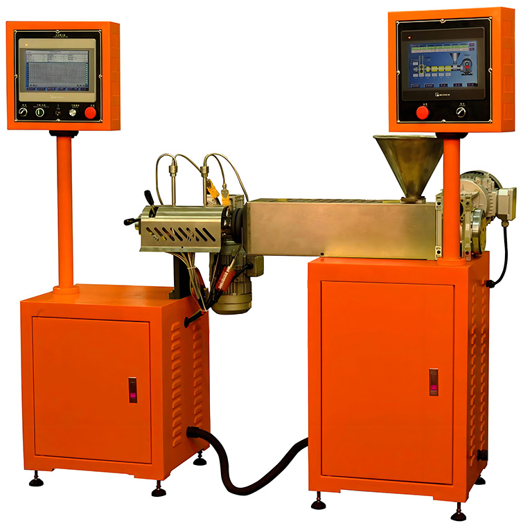 Extrusion filtration testing machine