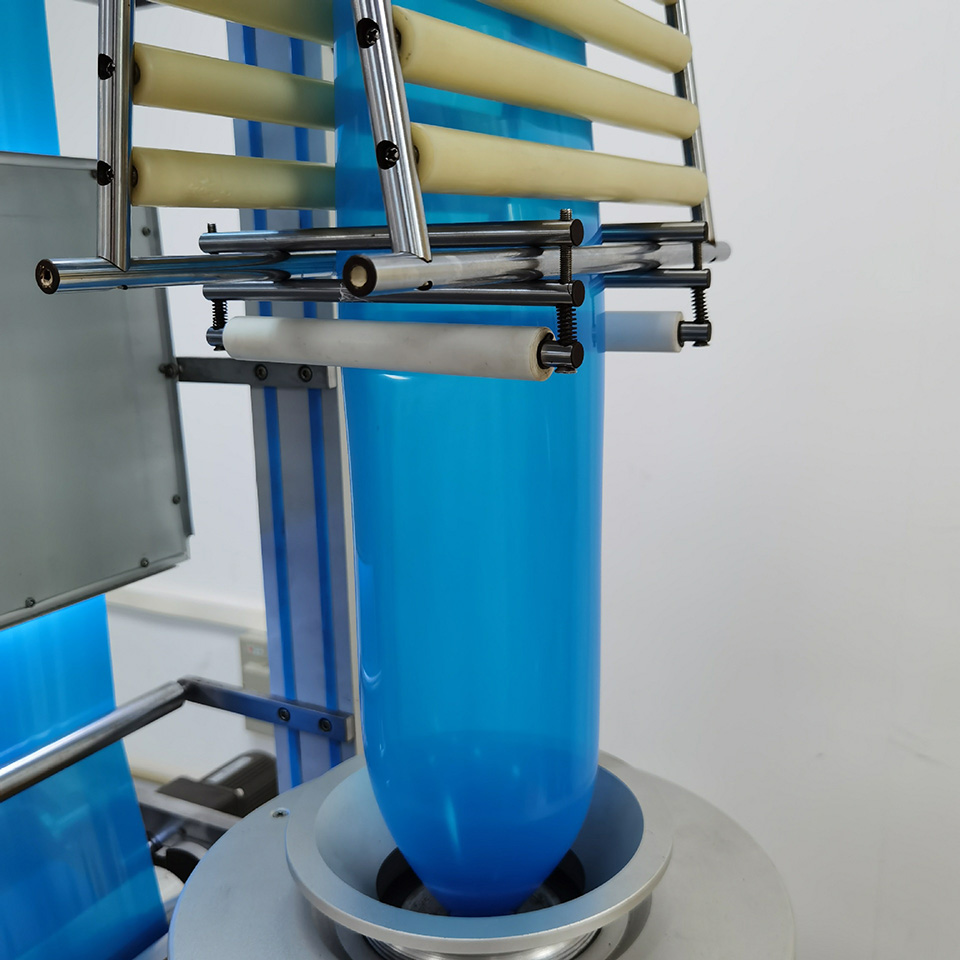 Experimental PLA PE film blowing machine