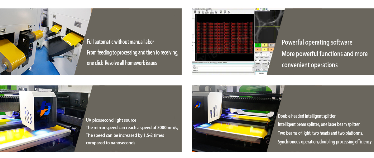 Thin film material laser cutting machine